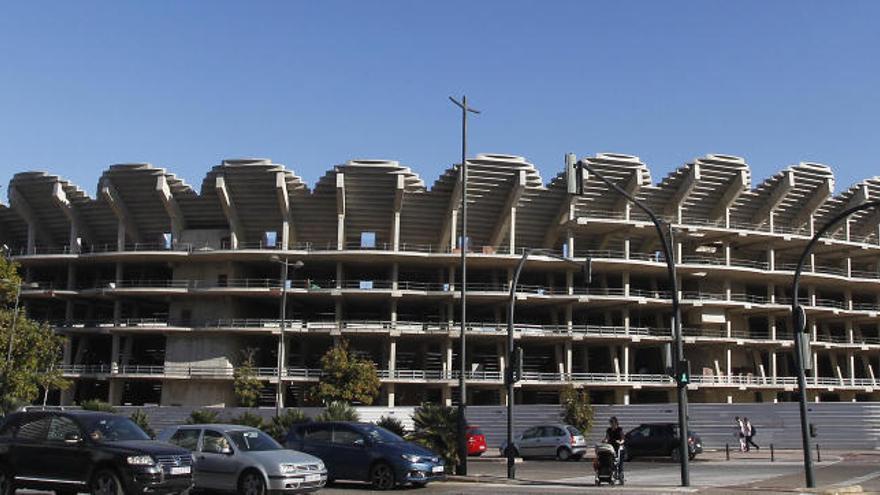 Así está actualmente en Nou Mestalla.