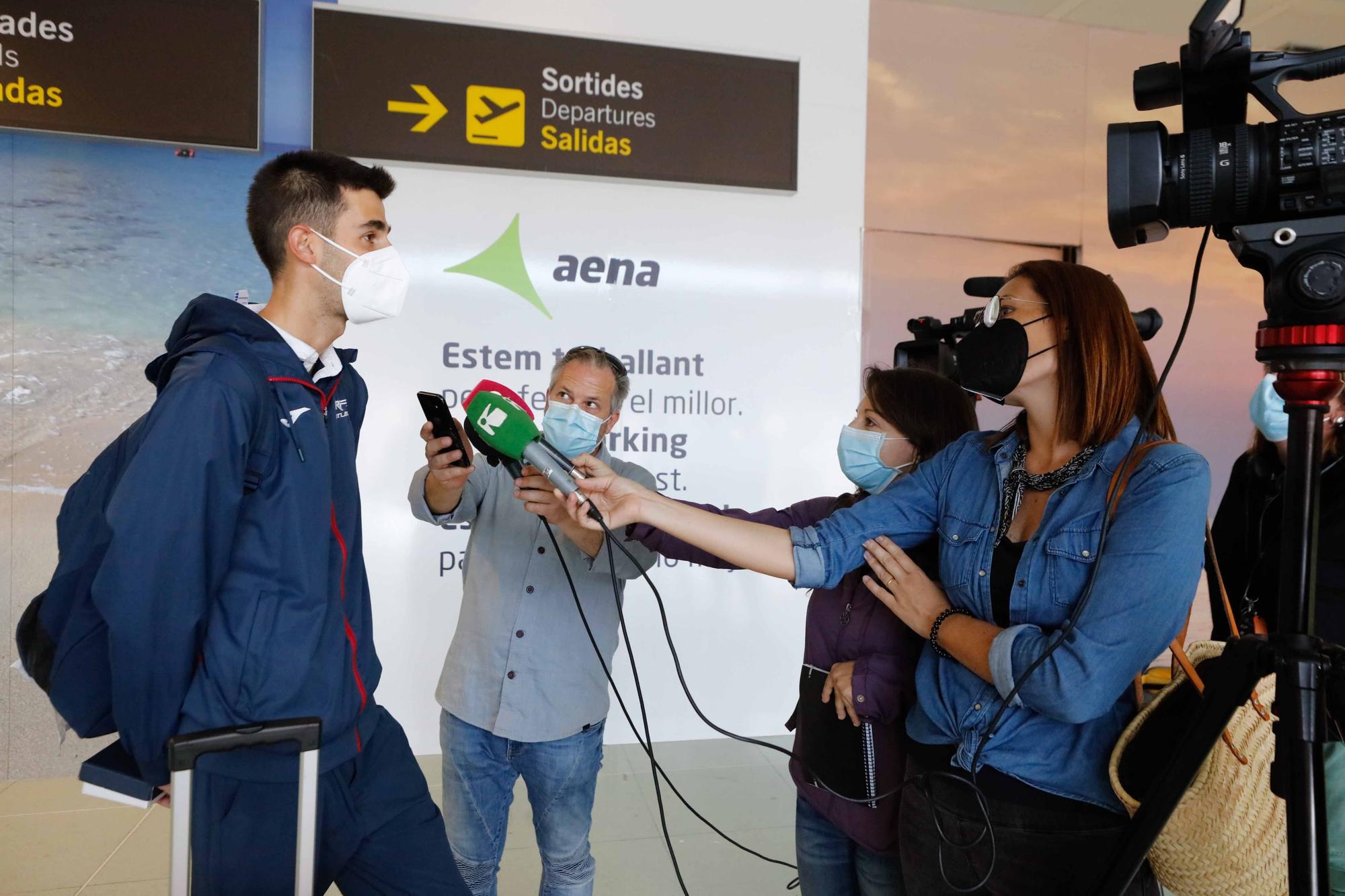 Marc Tur llega a Ibiza tras proclamarse campeón de Europa de marcha