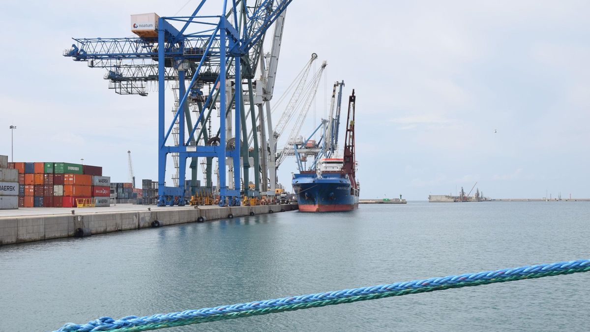 Actividad de mercancías en PortCastelló.