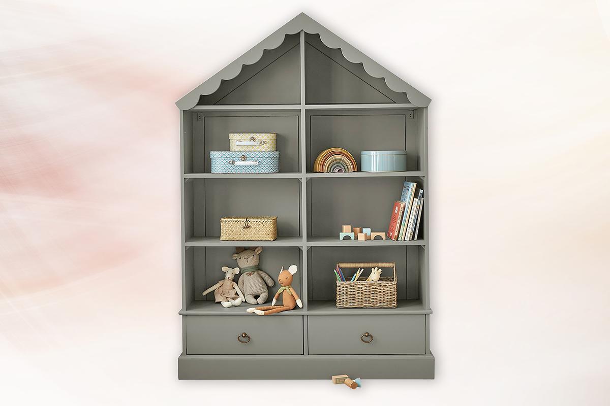 Estante Vaurillon de madera de mango