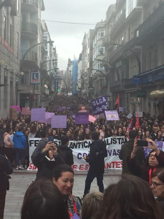 Manifestaciones en varios puntos de Galicia. // FdV