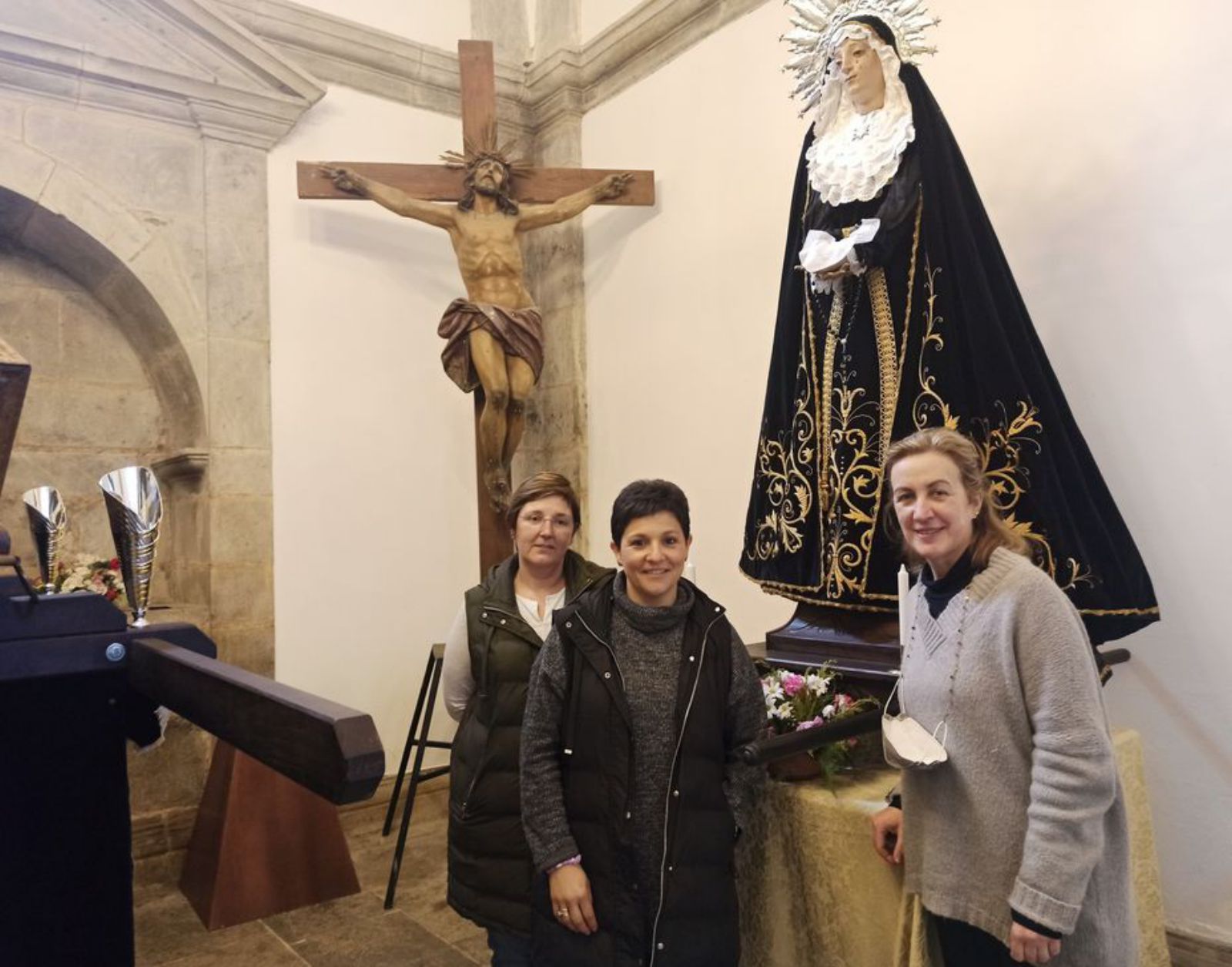 Susana Díaz, Elena Lorences y Carmen de Aspe.