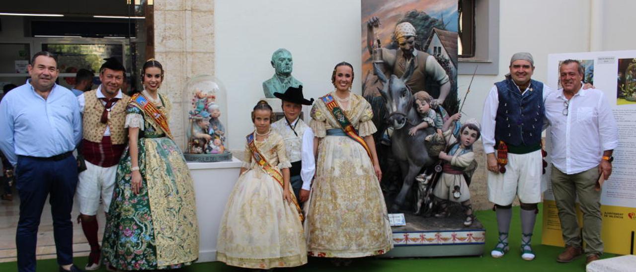 Los «ninots» indultados de 2019 fueron recibidos ayer en el museo.