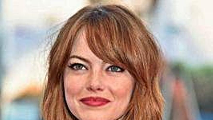 La actriz Emma Stone.