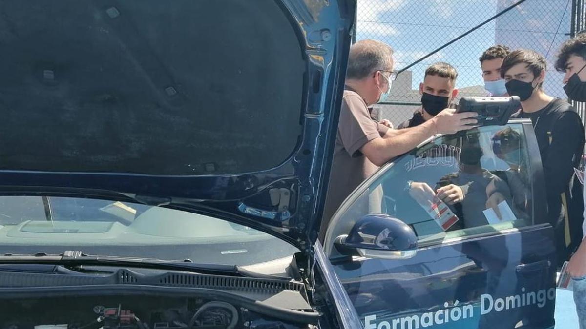 Imagen de la Feria de las Profesiones que se celebró el año pasado en El Sobradillo.