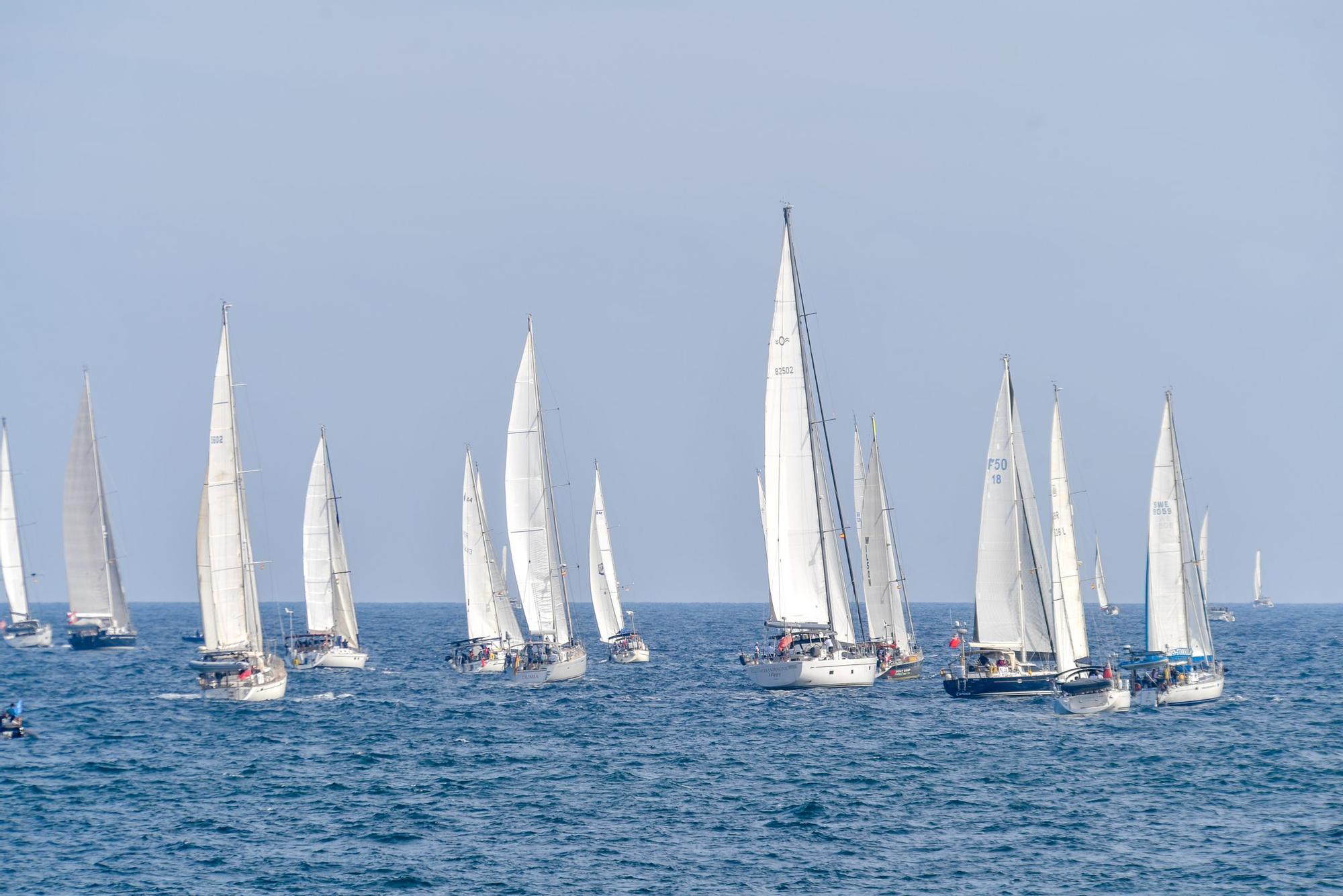 Salida de la regata ARC 2021 de Las Palmas de Gran Canaria