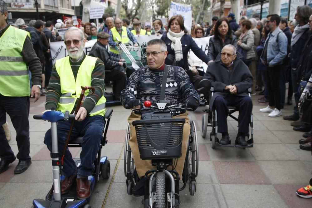 Manifestación por unas pensiones dignas en Murcia