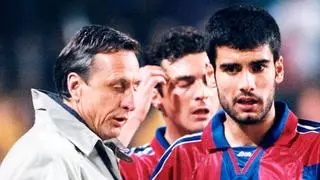 Guillermo Amor, exjugador del Barça del 'Dream Team': "Cruyff era duro y con una personalidad muy fuerte. Él sufría por dentro"