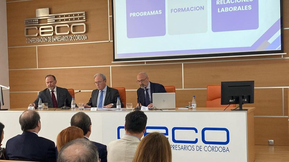 Reunión de García-Palacios hoy en CECO.