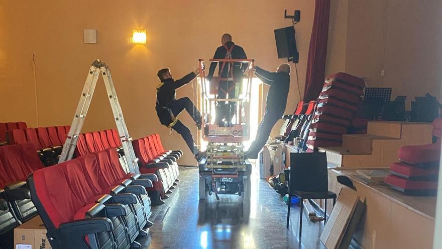 Espacio que han tenido que ser desalojado por las obras