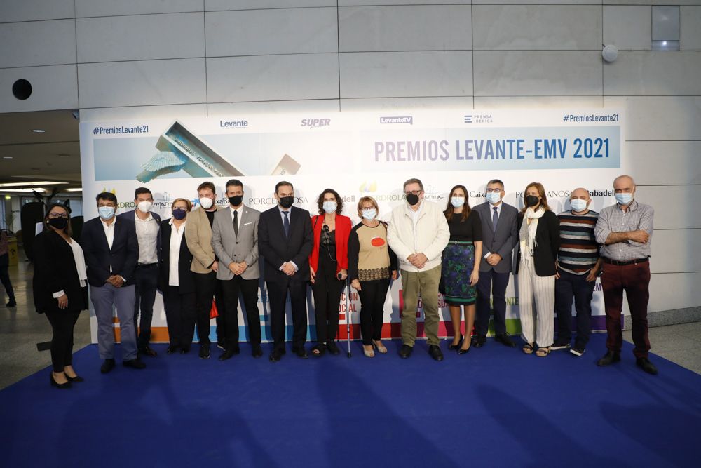 Photocall de los invitados a la gala de los Premios Levante-EMV 2021