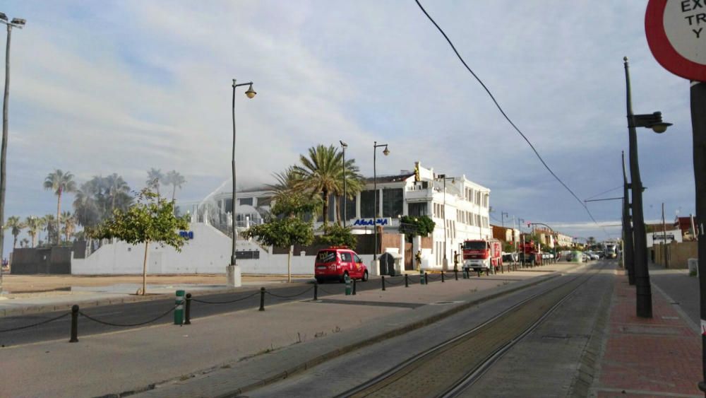 Incendio de la discoteca Akuarela Playa de València