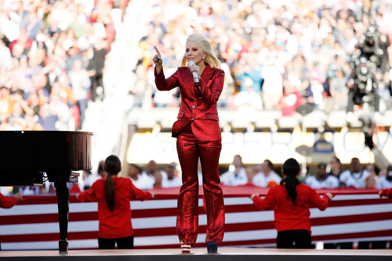 El look de Lady Gaga en la Super Bowl