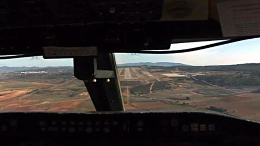 A bordo del primer vuelo del aeropuerto de Castellon