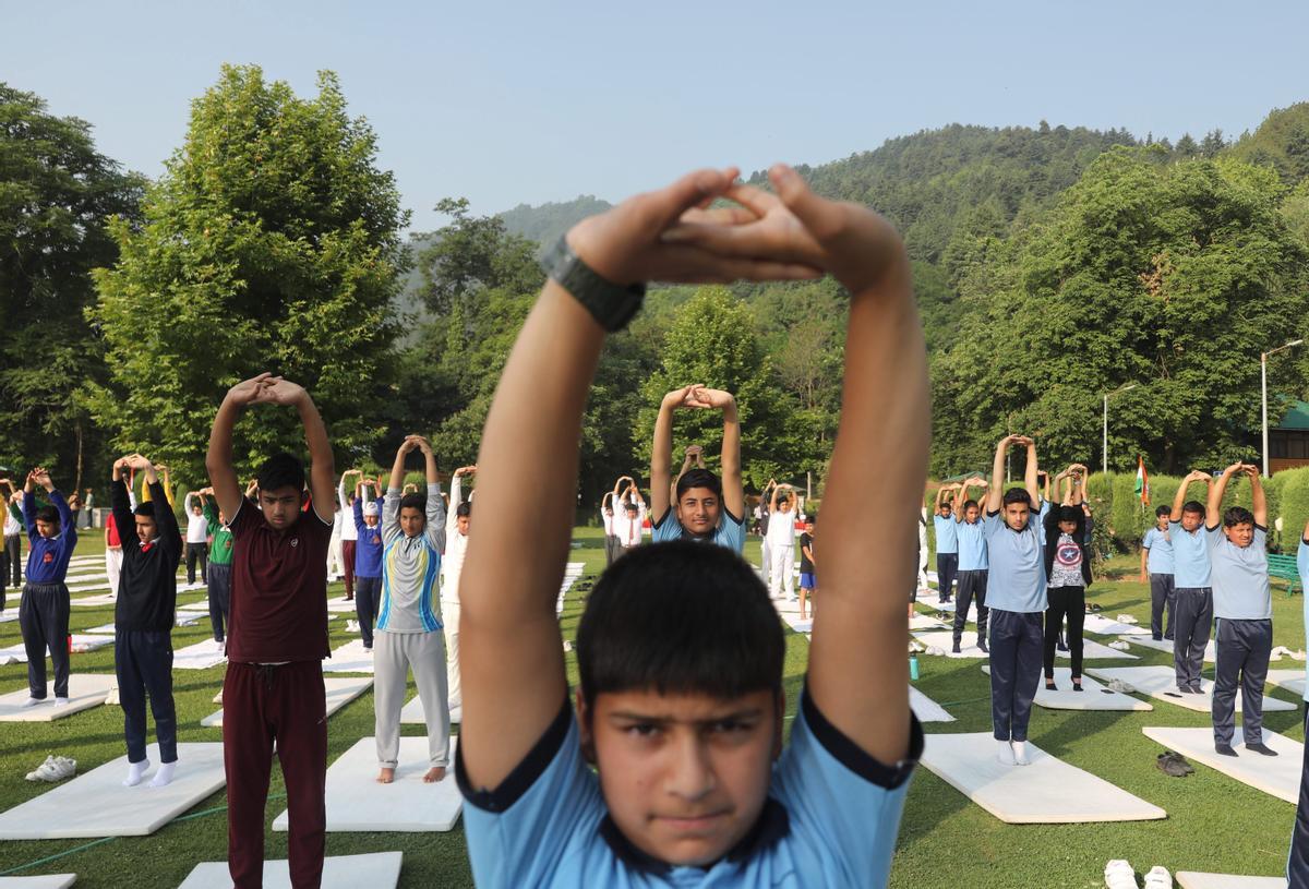 Día Internacional del Yoga en la India