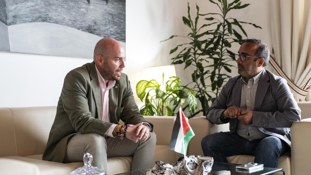 El presidente de la Diputación de Cáceres, Miguel Ángel Morales, en una reunión reciente.