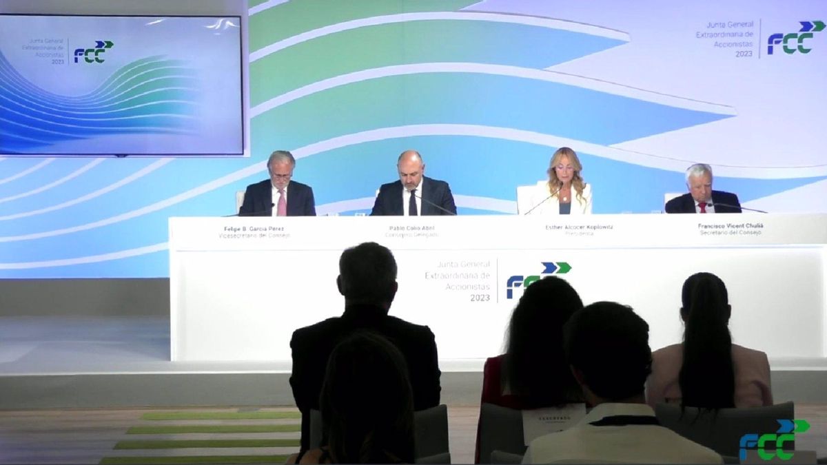 Junta extraordinaria de FCC de julio de 2023.
