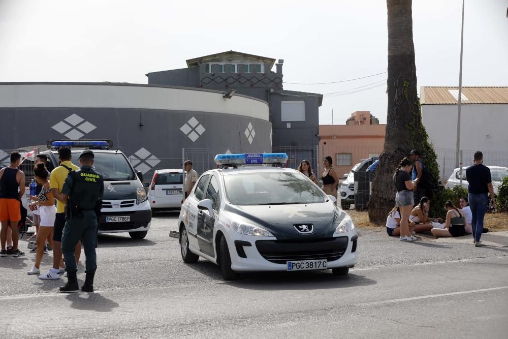 La Guardia Civil precinta el Marenostrum Festival