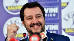 Mateo Salvini, líder de la Liga.