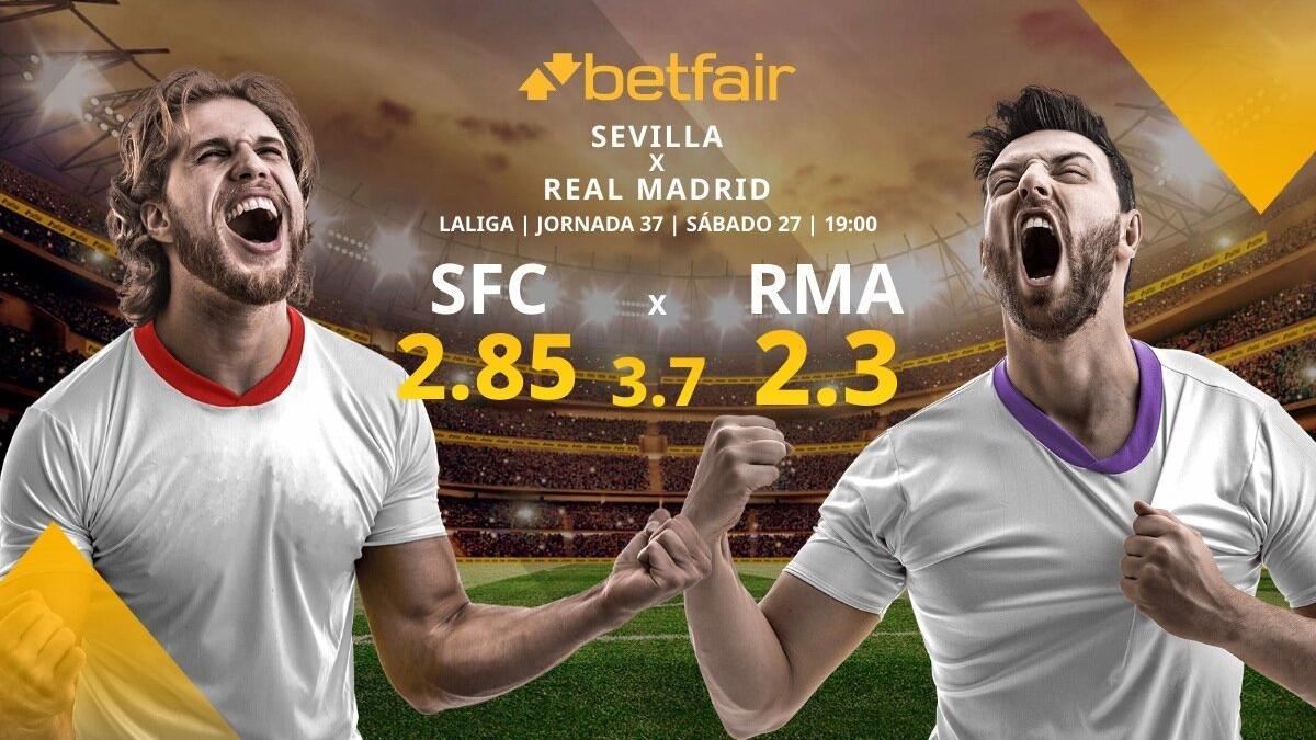 Sevilla FC vs. Real Madrid CF: alineaciones, horario, TV, estadísticas y pronósticos