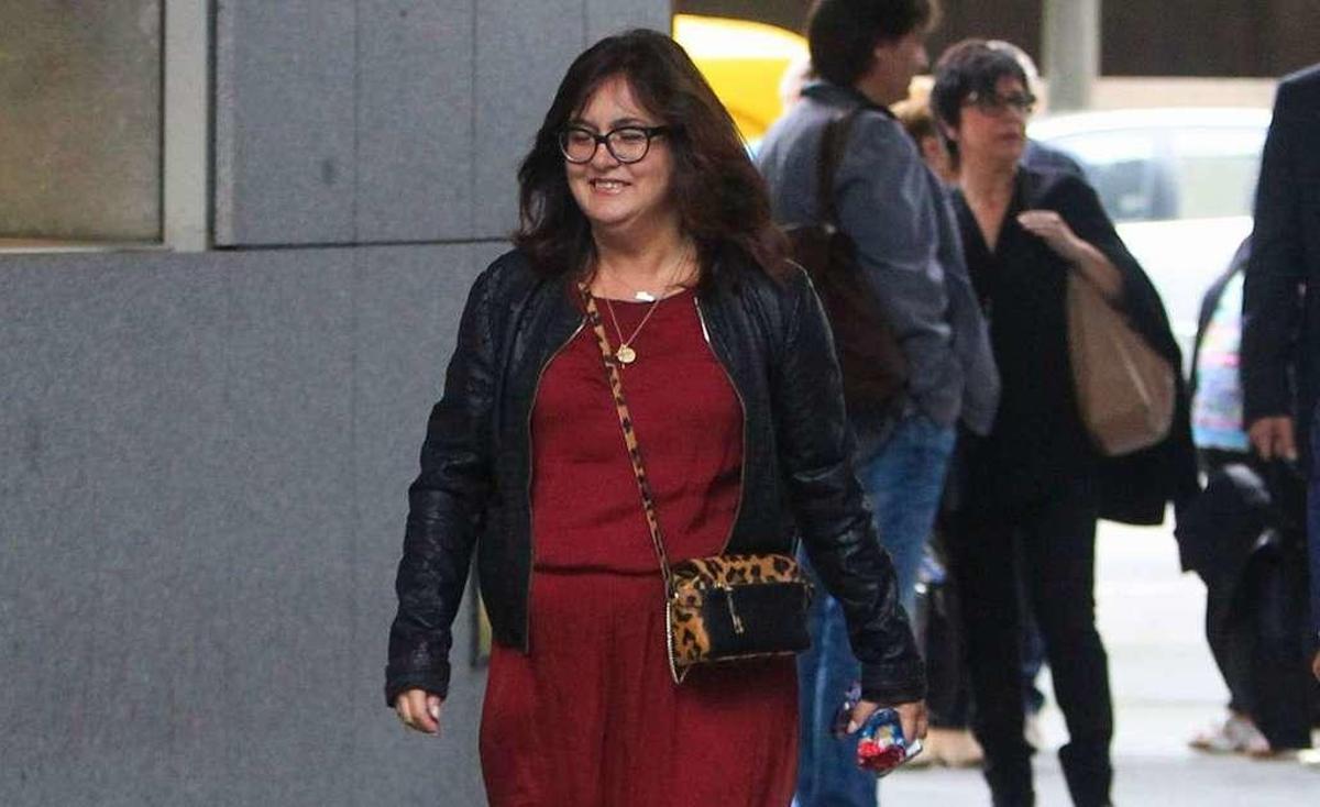 Marta Renedo en una imagen de archivo a su llegada a la Audiencia Provincial de Oviedo.