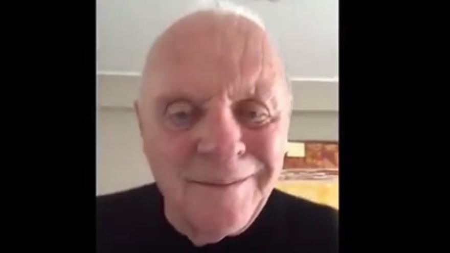 El actor Anthony Hopkins.