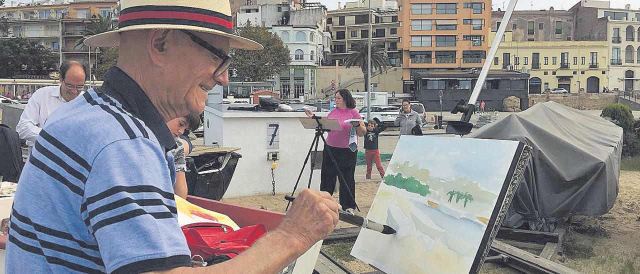 Pere Coll, pintor palamosí i un dels fundadors del Cercle Artístic de Palamós