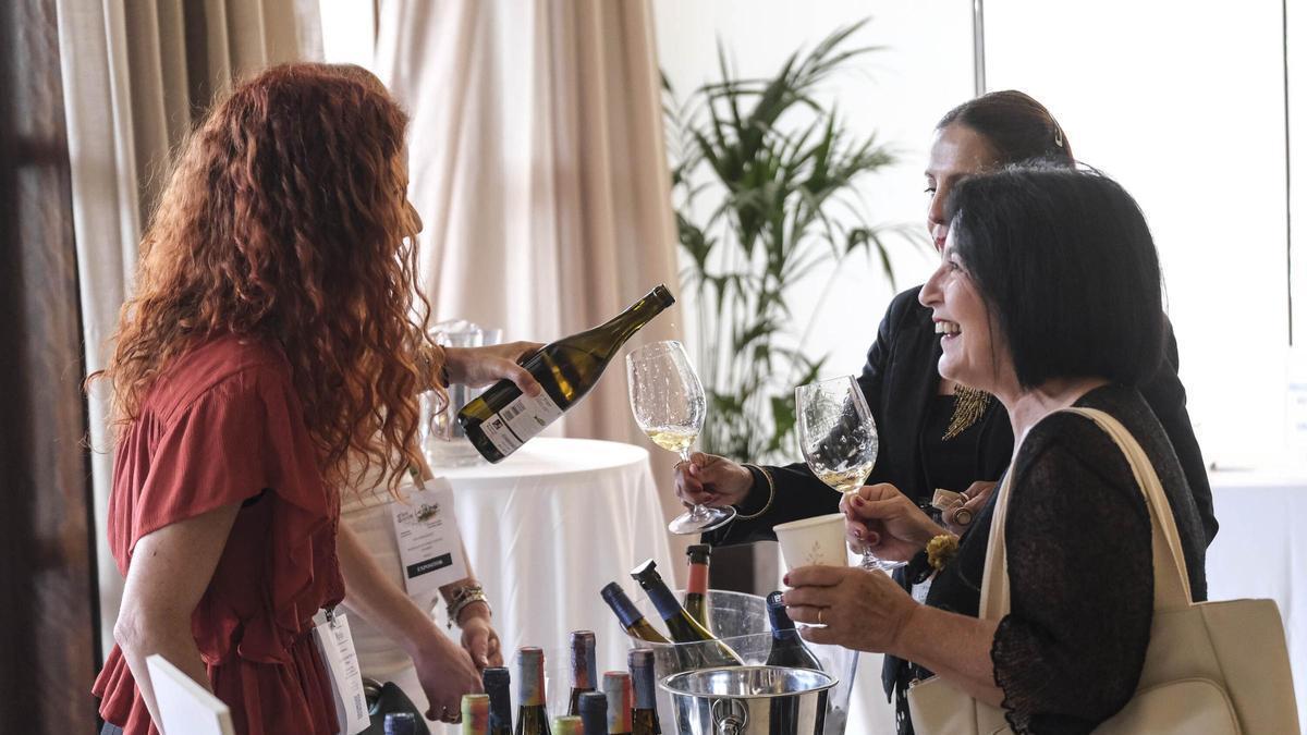 Una cata de vinos canarios en Las Palmas de Gran Canaria.