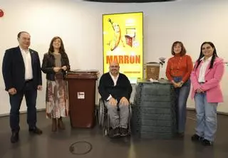 Ángeles Vázquez elogia en Lalín su proyecto de implantación del contenedor marrón