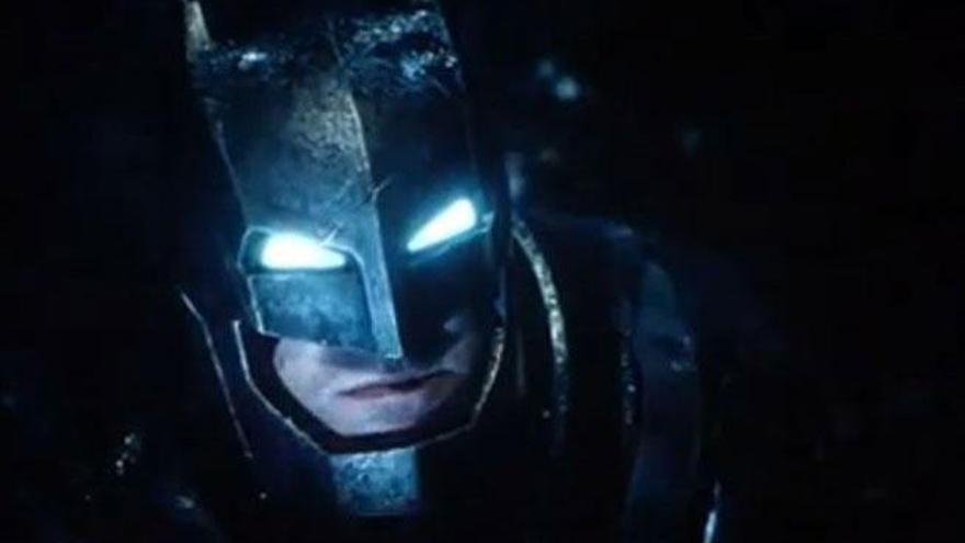 Affleck caracterizado como Batman.