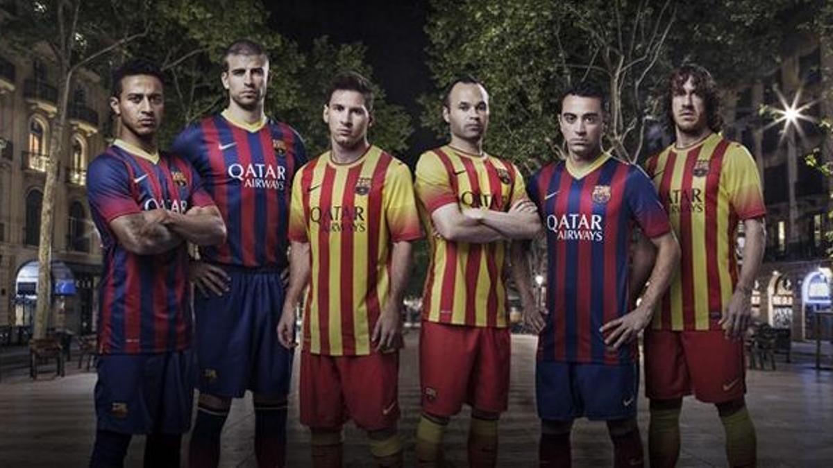 jtiodeportes jugadores del fcb vestidos con las equipa130520190408