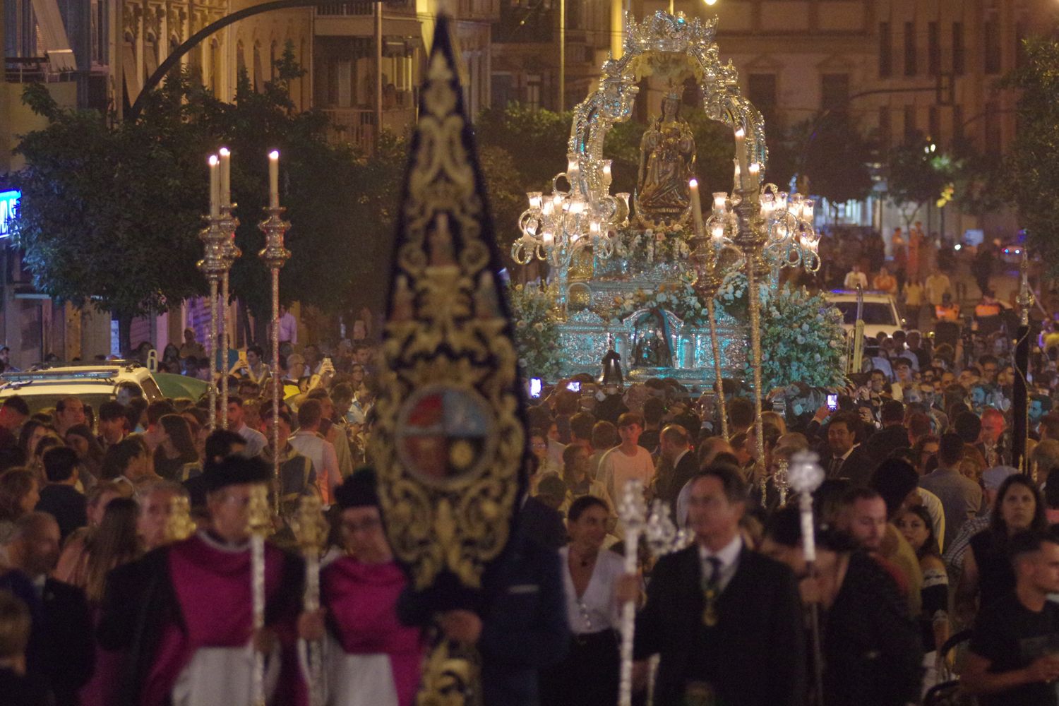 La procesión de la Virgen de la Victoria 2023, en imágenes