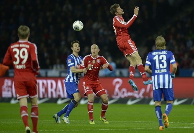 Las imágenes del Hertha-Bayern