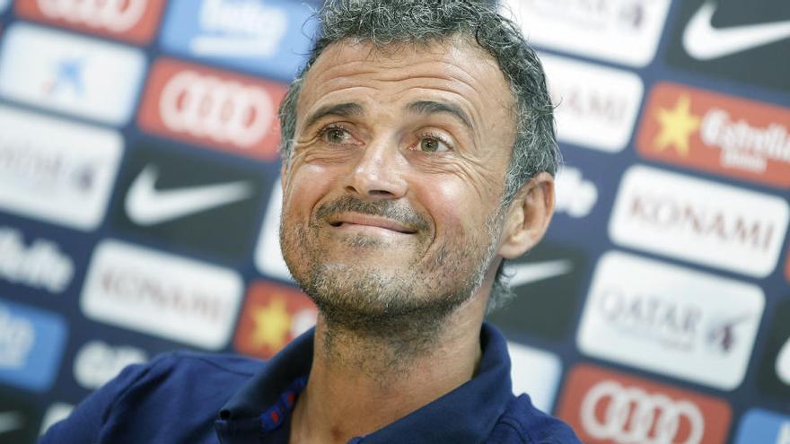 Luis Enrique: «Sobre el paper tinc la millor plantilla des que vaig arribar»