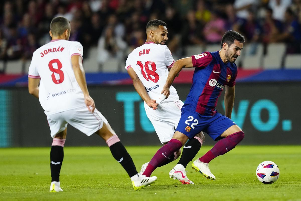 El 1x1 del Barça ante el Sevilla