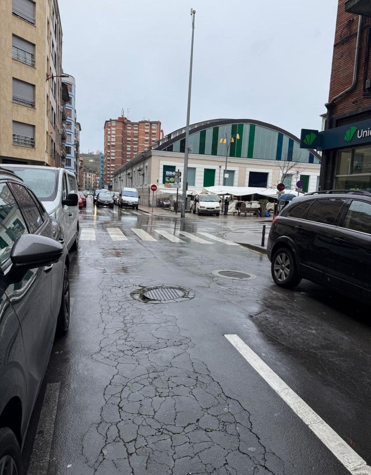 Ambos sentidos de la Calle Norte.