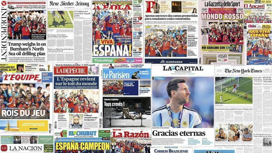 ¿Qué dice la prensa argentina del partido? Rendidos a España y agradecidos a una generación albiceleste dorada