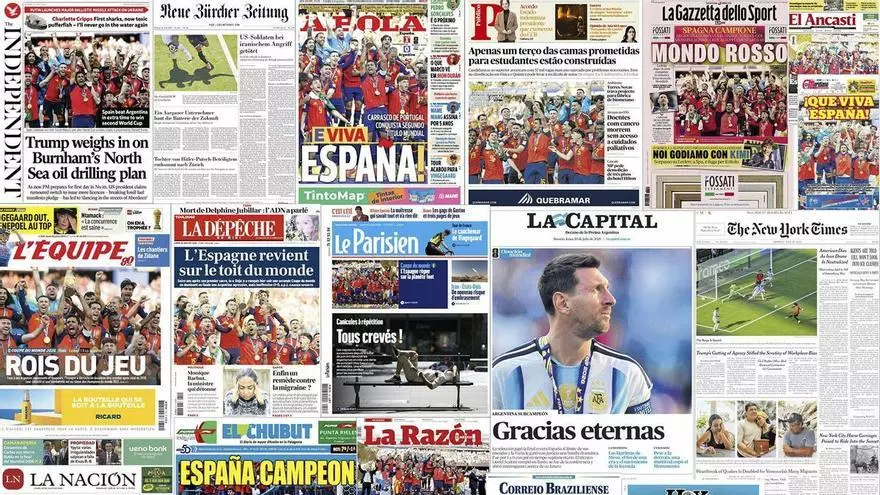 ¿Qué dice la prensa argentina del partido? Rendidos a España y agradecidos a una generación albiceleste dorada