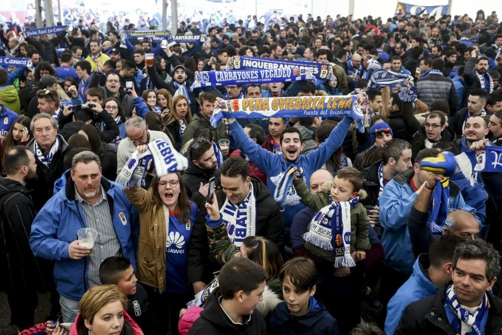 Fiesta de la APARO en el Carlos Tartiere