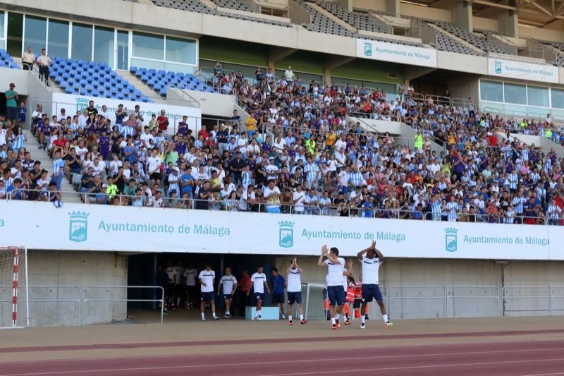 Entrenamiento de puertas abiertas del Málaga CF