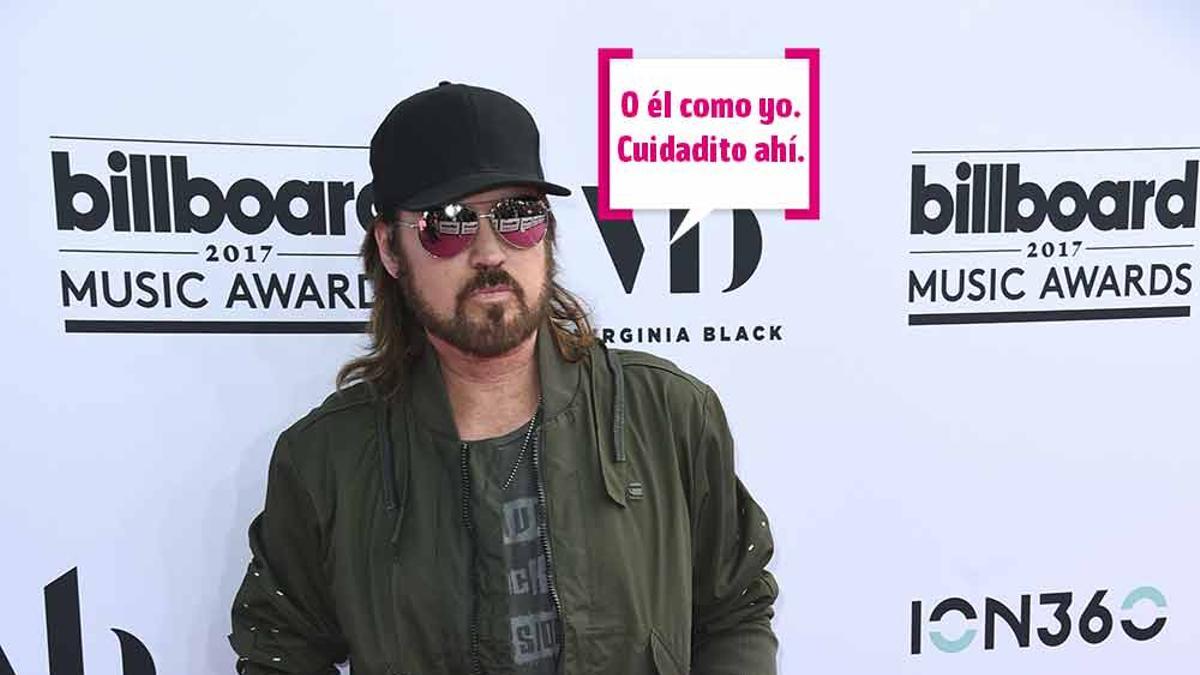 Billy Ray Cyrus en los premios Billboard en Las Vegas en 2017