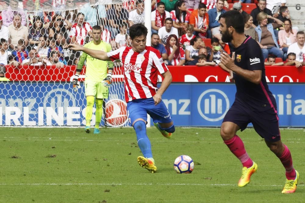 Partido Sporting de Gijón - F. C. Barcelona