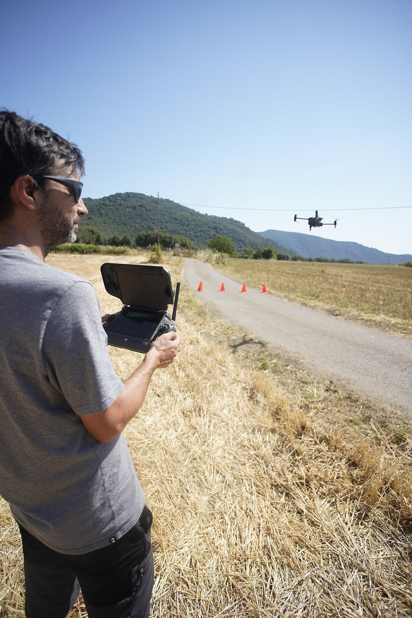 Inicien un seguiment amb drons a la Vall de Llémena per mesurar l’impacte del senglar