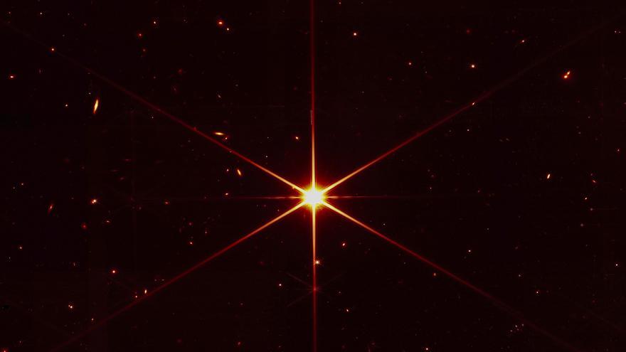 Una imagen captada por un telescopio.