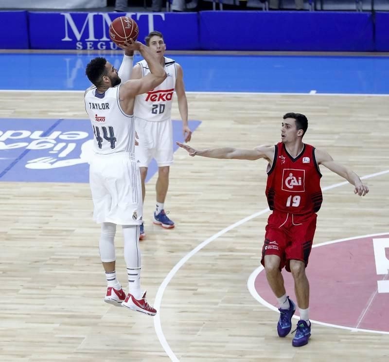 Las imágenes que nos ha dejado la derrota del CAI Zaragoza frente al Real Madrid (96-84)