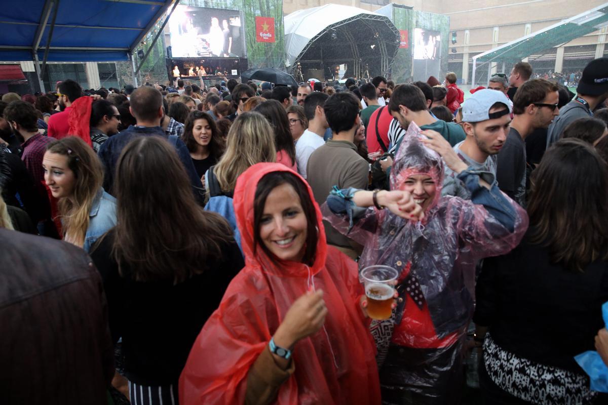 El año que llovió, en 2016, y pese a todo la fiesta continuó. 