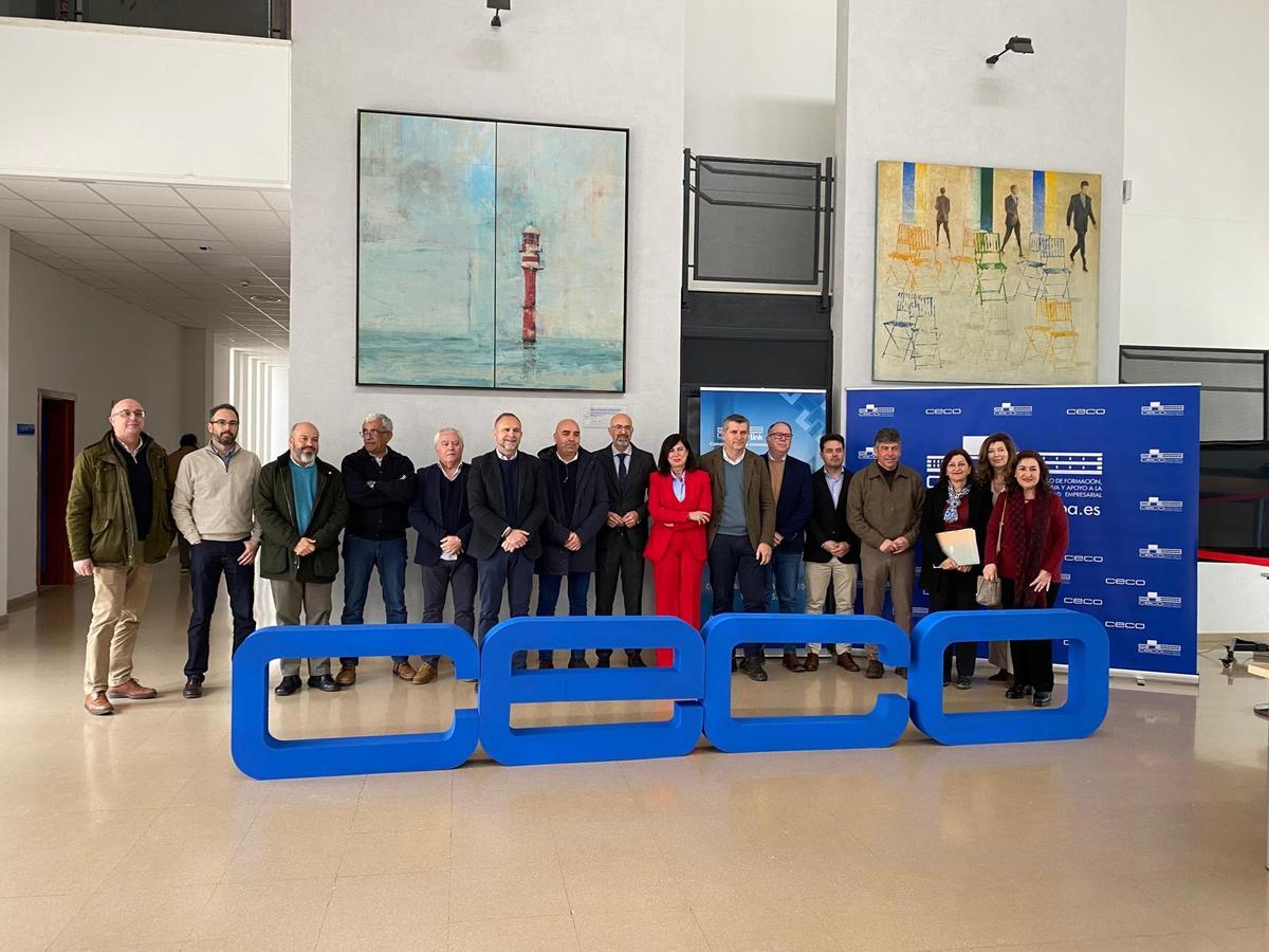 Reunión empresarial en CECO con los responsables de los GDR de la provincia.