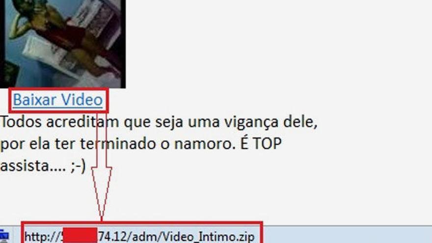 El vídeo &#039;picante&#039; de la novia de Neymar es un &#039;troyano&#039; bancario