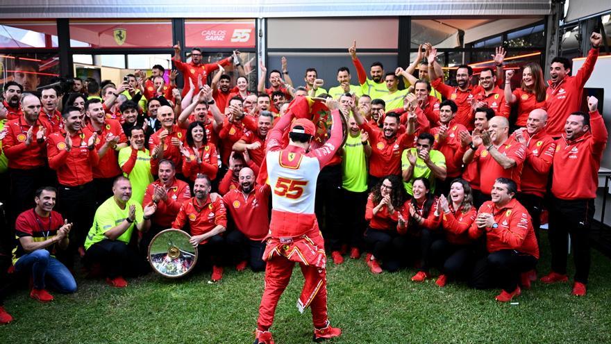 Épica victoria de Carlos Sainz en Australia