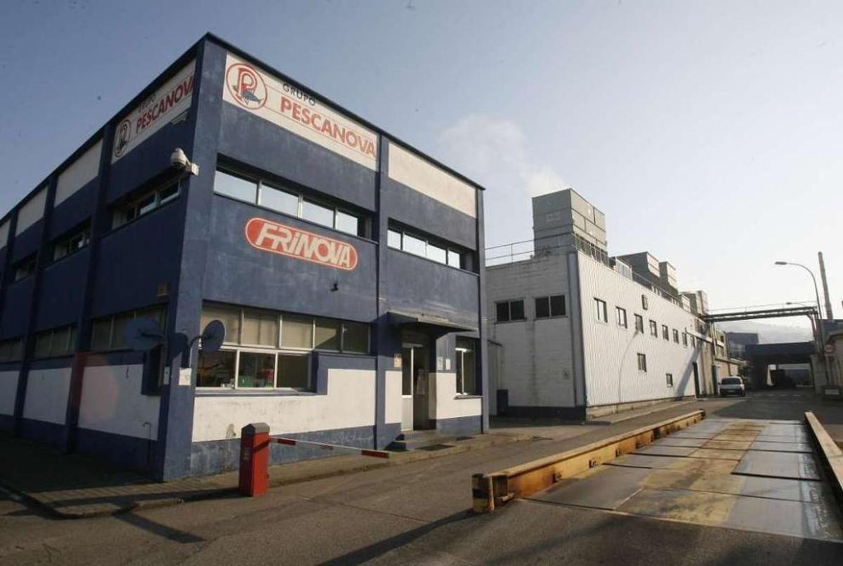 Exterior de las instalaciones de Frinova en Porriño. // Jesús de Arcos